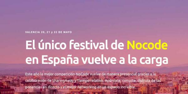 El mayor evento NoCode se celebrará en Valencia durante el mes de mayo 