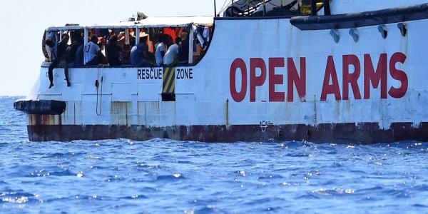 Open Arms Lampedusa