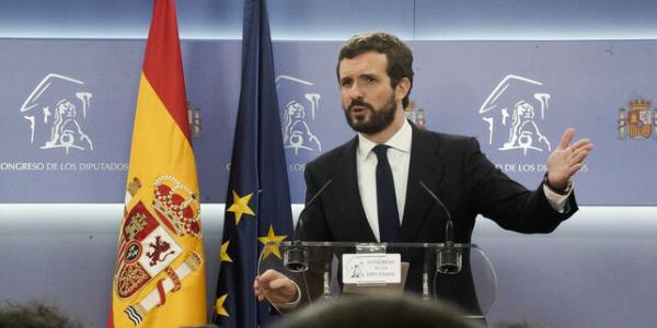 Pablo Casado aclara su posición frente al nuevo Gobierno.