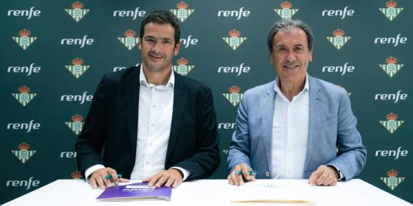 Renfe y el Real Betis firman un acuerdo de colaboración 