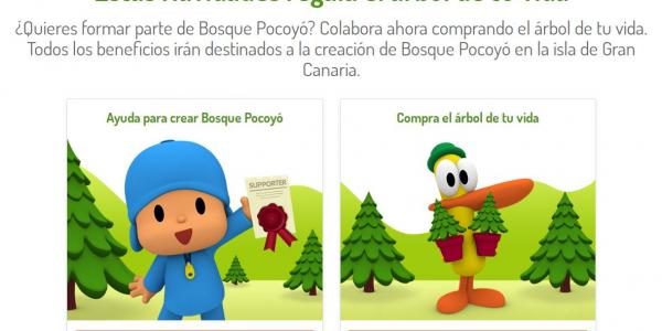 El proyecto de reforestación Bosque Pocoyo ofrece comprar un árbol