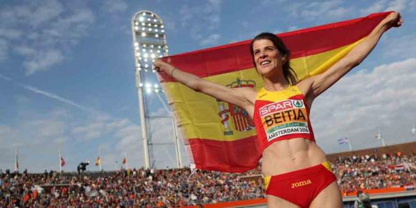 Ruth Beitia consigue la medalla de bronce de Londres 2012 nueve años después