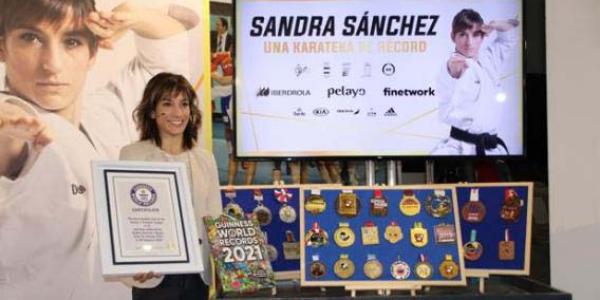 Sandra Sánchez entra en el Libro Guinness de los Récords