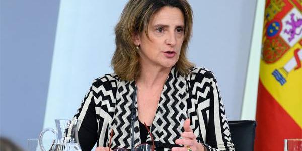 Ministra de Transición ecológica, Teresa Ribero 