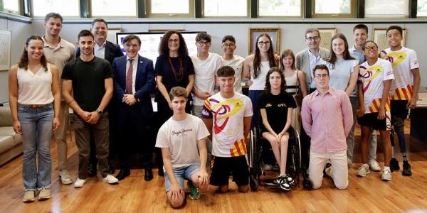 Equipo AXA Promesas Paralímpicas de la Natación