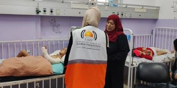 Asociaciones de la Fundación CAPP en Gaza ayudan a heridos