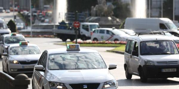 Taxistas madrileños