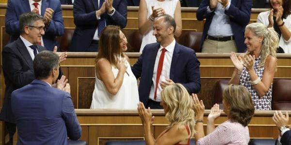 El Congreso eligiendo a Armengol como presidenta de la Cámara