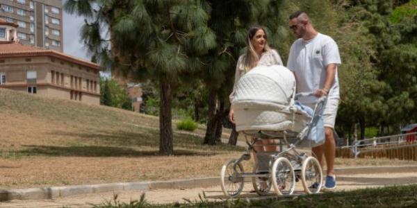 Tamara y Jesús, padres del bebé milagro