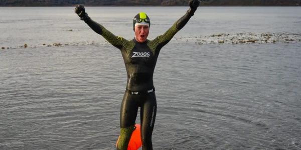 Bego Aldat preparándose para el Ironhuman