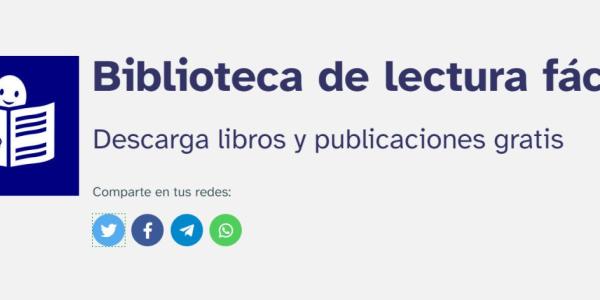 Logo de la nueva biblioteca digital en lectura fácil