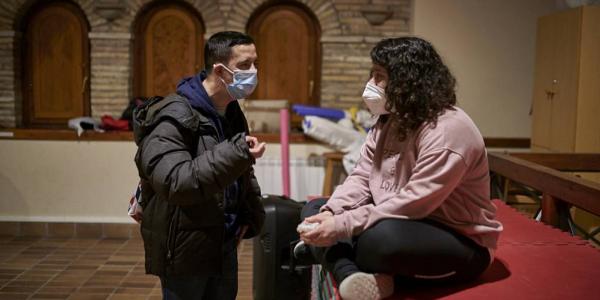 Participantes de la actividad 'Downzas' organizada por la Asociación de Síndrome de Down de Navarra.