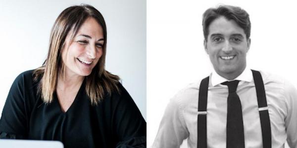 Nancy Villanueva, de Interbrand, e Ismael Merlo, de Brandford