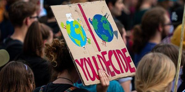 Manifestación contra el cambio climático