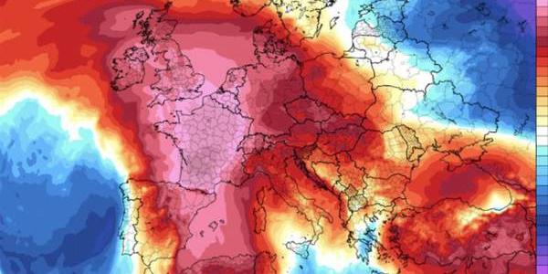 Calor extremo causado por el cambio climático en Europa