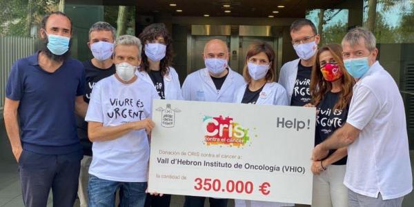 Lo recaudado se ha entregado al Instituto Oncológico del Vall d'Hebron