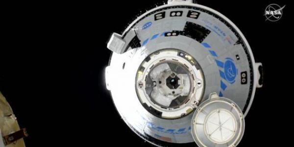 La cápsula Starliner de Boeing en el espacio