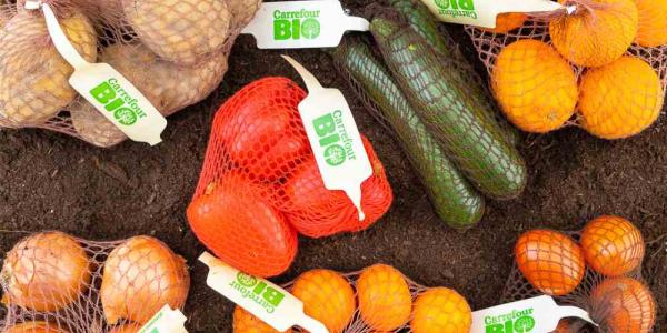 Mallas biodegradables Carrefour
