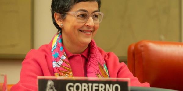 La ministra de Asuntos Exteriores durante su comparecencia | Foto: Congreso de los Diputados