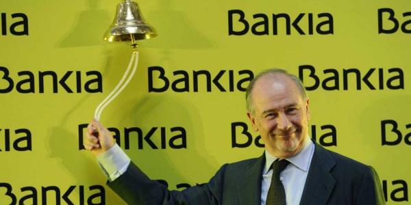 Rodrigo Rato en la salida a Bolsa de Bankia / RTVE