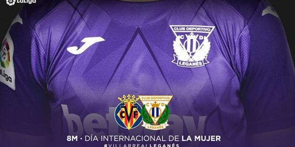 El CD Leganés vestirá de morado durante el 8M