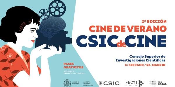 Cartel oficial Cine de verano CSIC