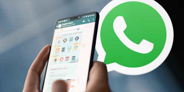 Imagen de Whatsapp en un teléfono móvil