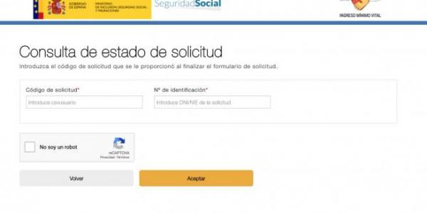 Ingreso Mínimo Vital, web de la Seguridad Social habilitada para esta ayuda