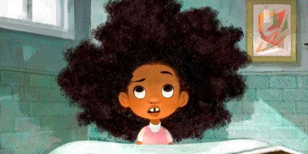 Zuri, la pequeña protagonista del corto