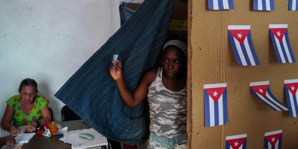 Día de la votación en Cuba