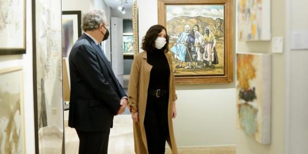 Ayuso anima a visitar el Salón de Arte Moderno de Madrid 2021 porque la “cultura es segura”