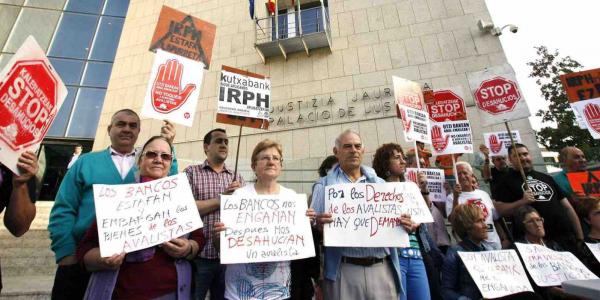 Las plataformas antidesahucios piden que se paralicen los desahucios durante el estado de alarma