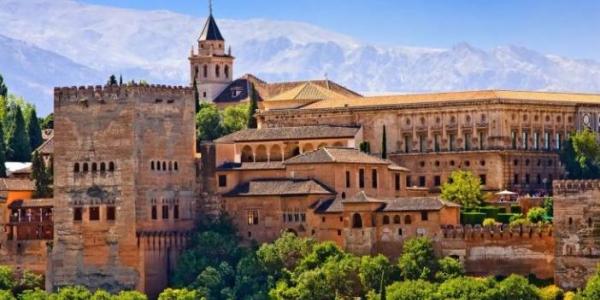 La Alhambra de Granada, España.