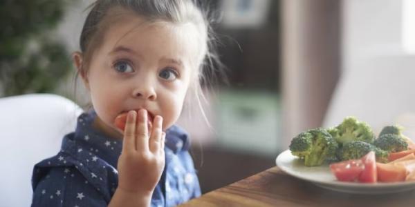 Bebé con dieta vegana