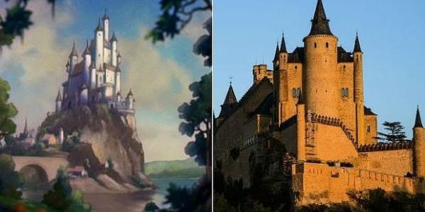 Castillos de España inspirados a Disney