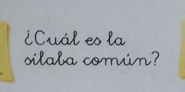 ¿Cuáles son las sílabas que se repiten?