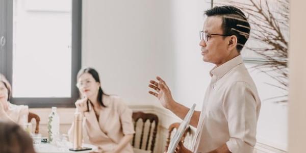 Empleados en un curso