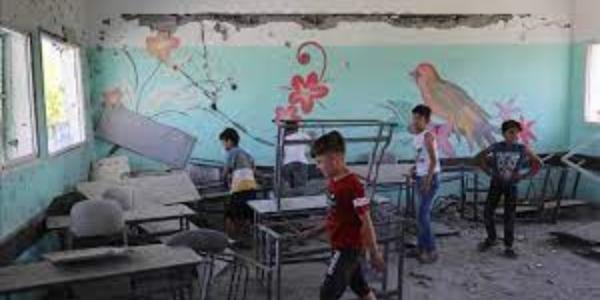 La situación de las escuelas en Gaza