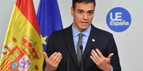 Pedro Sánchez en conferencia por la unidad