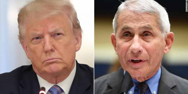 Donald Trump se revela contra Anthony Fauci / CNN