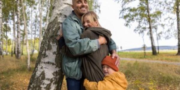 Familia en la naturaleza