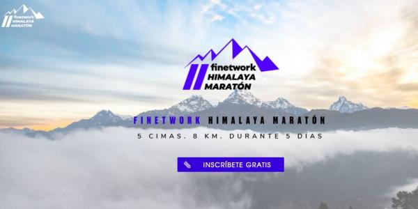 Web de inscripción al Finetwork Himalaya Maratón