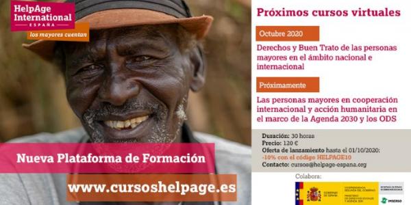 Cursos de formación online para el desarrollo de una mejor calidad de vida en nuestros mayores 