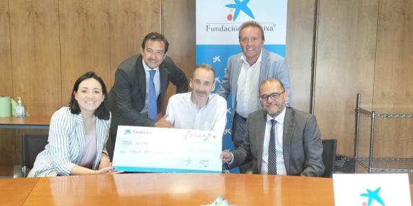 Representantes de Fundación la Caixa 