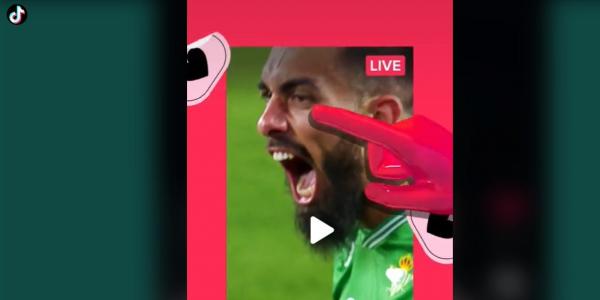 TikTok muestra cómo se verán las imágenes del partido