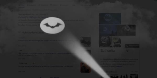 El símbolo de Batman tiene la opción de verse en el navegador de Internet