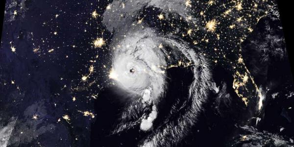 El huracán Laura tocó tierra como categoria 4 en Louisiana, Estados Unidos / NASA