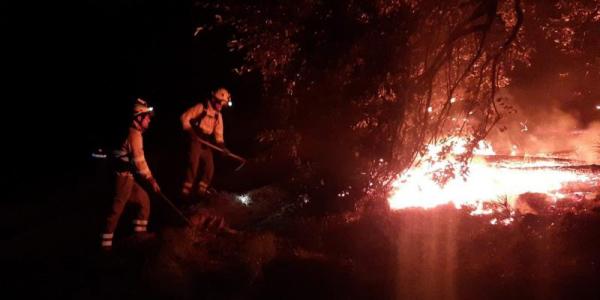 Incendios forestales en Sierra Bermeja