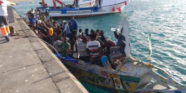 Los inmigrantes llegando a Canarias