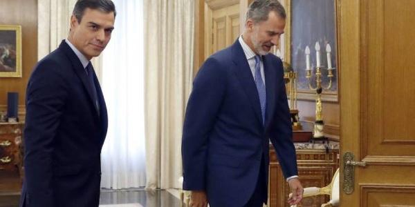 El Rey con Pedro Sánchez